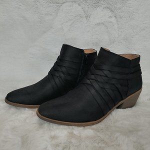 Life Stride Women's, Prairie Ankle Booties Black Size 8M US